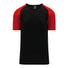Athletic Knit S1375 chandail de soccer - Noir / Rouge 