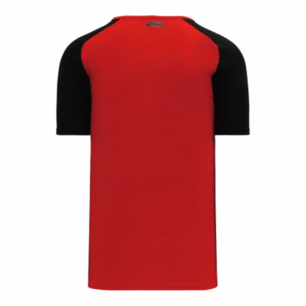 Athletic Knit S1375 chandail de soccer - Rouge / Noir Dos