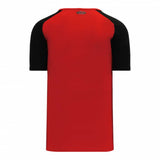 Athletic Knit S1375 chandail de soccer - Rouge / Noir Dos