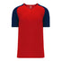 Athletic Knit S1375 chandail de soccer - Rouge / Bleu Marine