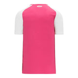 Athletic Knit S1375 chandail de soccer - Rose / Blanc Dos