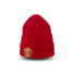 Beanie de football du Manchester United FC couleur rouge