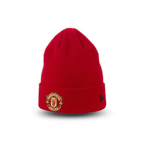 Beanie de football du Manchester United FC couleur rouge