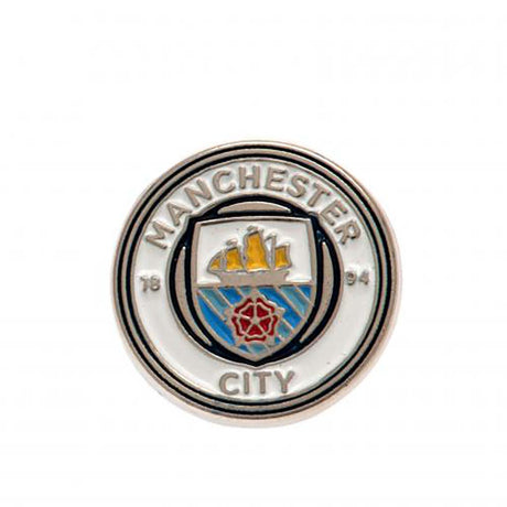 Epinglette pour fan de football du Manchester City FC