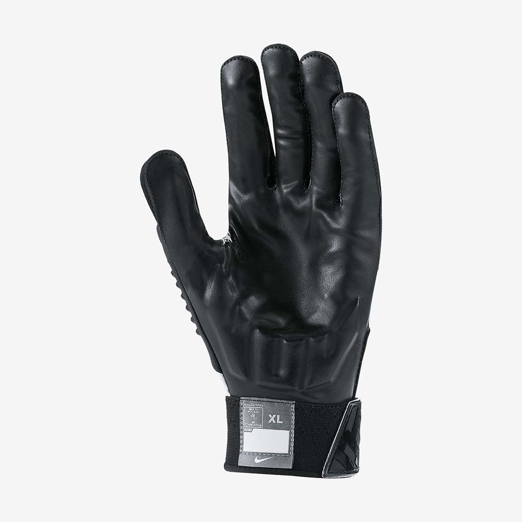 NIKE D-Tack 5.0 gants de football noir blanc vue paume Soccer Sport Fitness