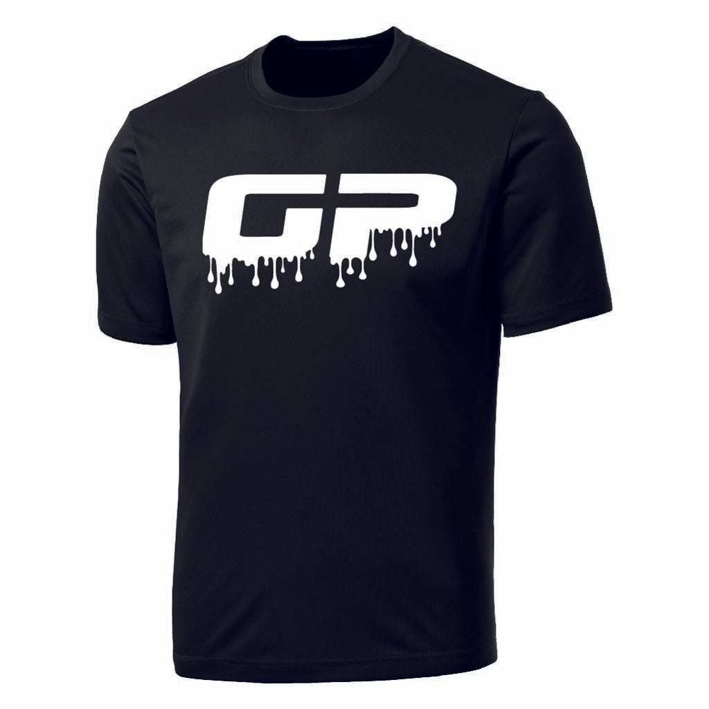Game Point GP Drip Logo basketball t-shirt noir