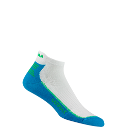 Wigwam Ironman® Hi Voltage Pro running socks blanc bleu Soccer Sport Fitness