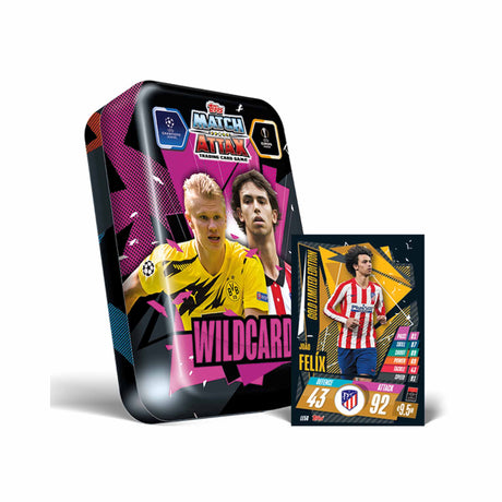 Cartes de soccer Topps Match Attax Wildcards Mega Tin