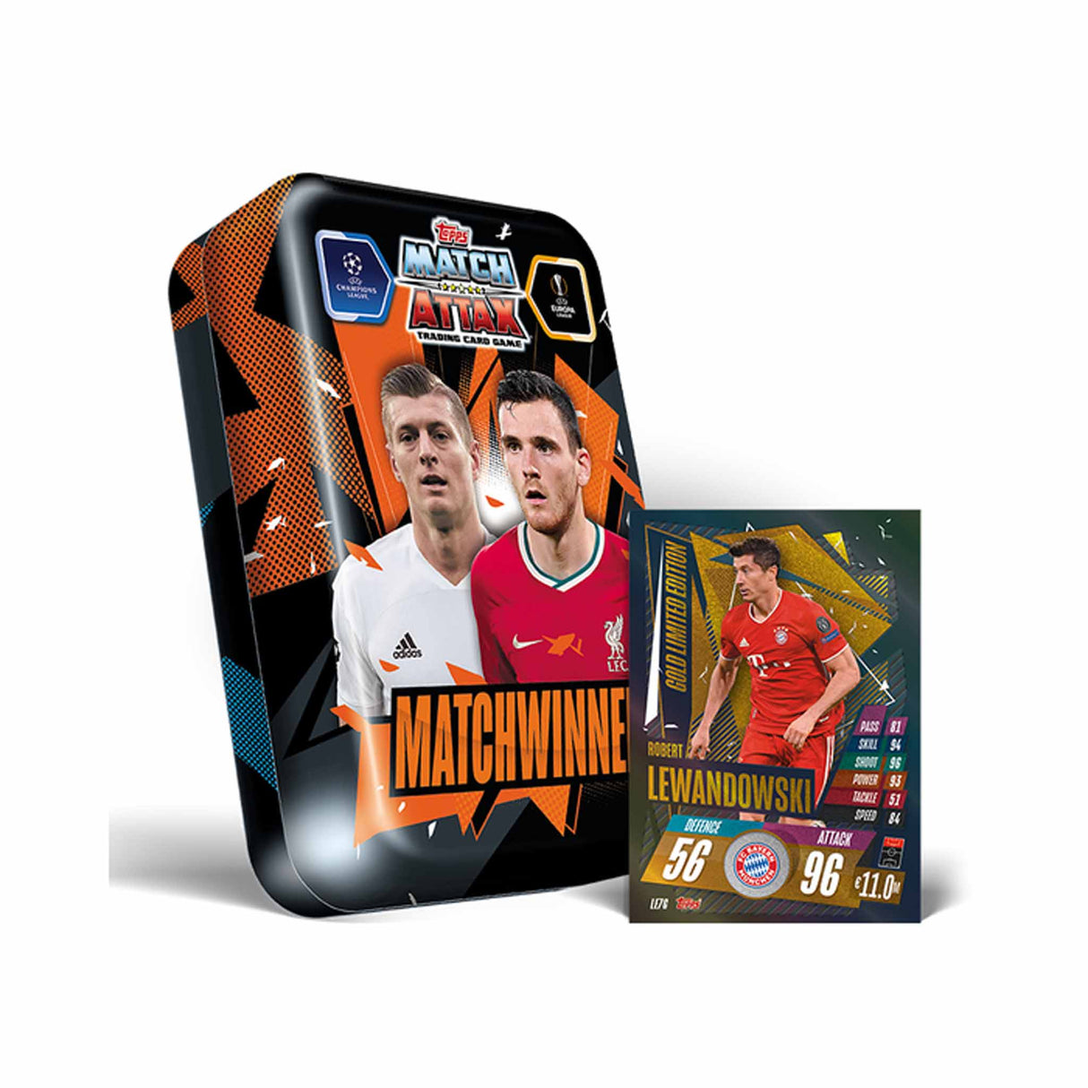 Cartes de soccer Topps Match Attax Match Winners Mega Tin