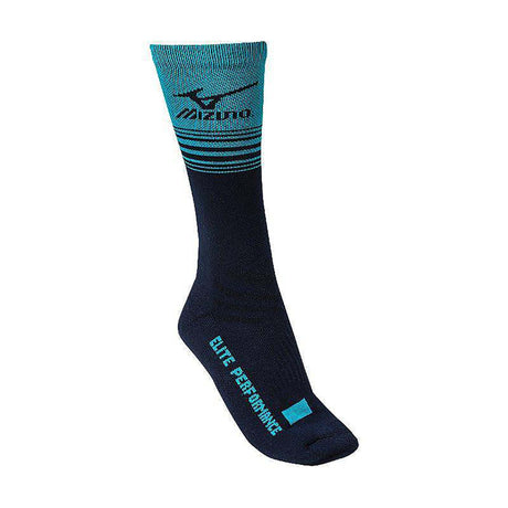 Mizuno bas de volleyball Elite 9 Retro Crew sock bleu