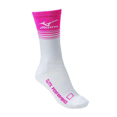 Mizuno bas de volleyball Elite 9 Retro Crew sock rose