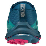 Mizuno Wave Rider TT running trail femme lagoon moroccan blue talon