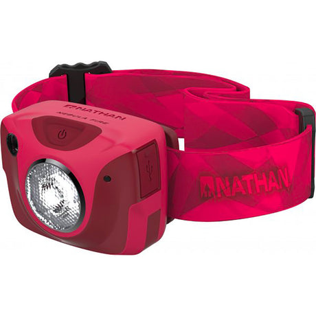 Nathan Nebula Fire runner's headlamp red