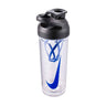 Nike Hypercharge Shaker Bottle 24 oz Clear Game Royal