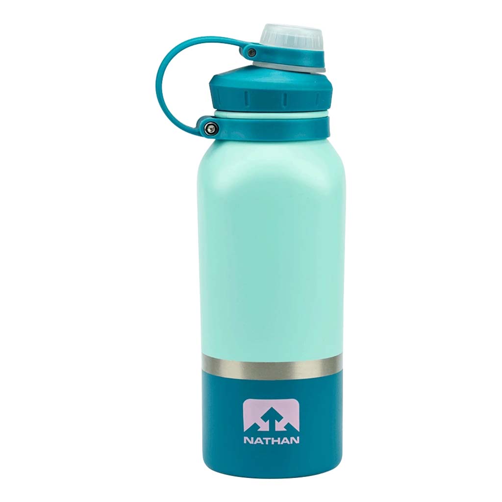 Nathan Hammerhead Steel bouteilles d'eau isotherme en acier 24 oz bleu vert