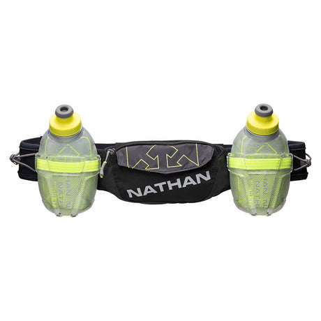 Nathan TrailMix Plus Insulated ceinture d'hydratation de course à pied noir jaune