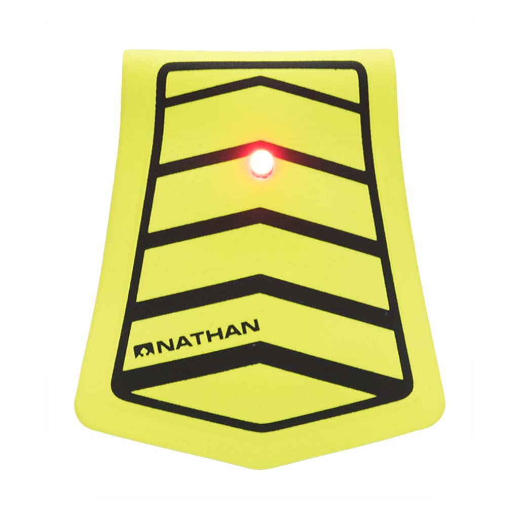 Nathan MagStrobe LED clip lumineux stroboscopique de course à pied jaune