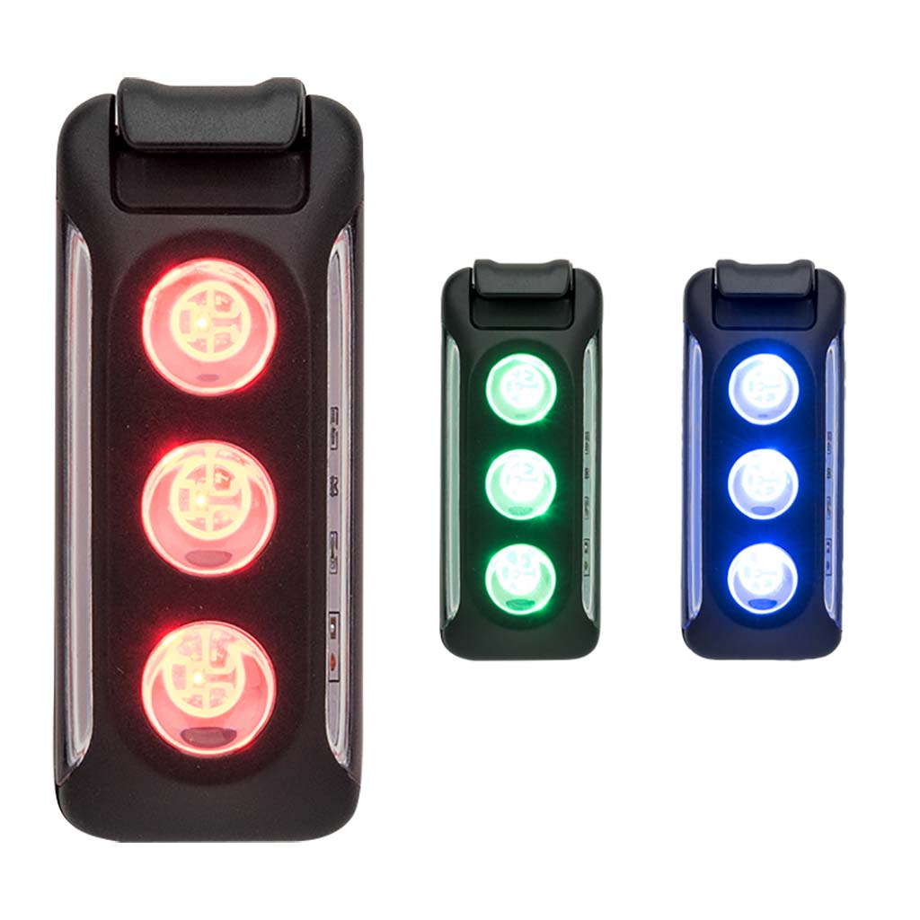 Nathan LuxStrobe Rx LED clip lumineux stroboscopique de course à pied noir couleur