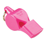 Sifflet d'arbitre avec attache Fox 40 Pearl Safety rose