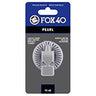 Sifflet d'arbitre avec attache Flex-Coil Fox 40 Pearl Safety blanc