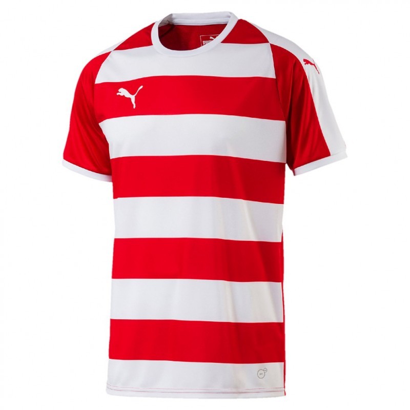 Puma Liga Hooped chandail de soccer Rouge Blanc