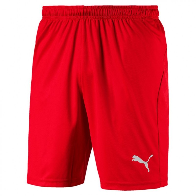 Puma Liga short de soccer rouge