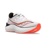 Saucony Endorphin Pro 3 running white black vizired femme pointe