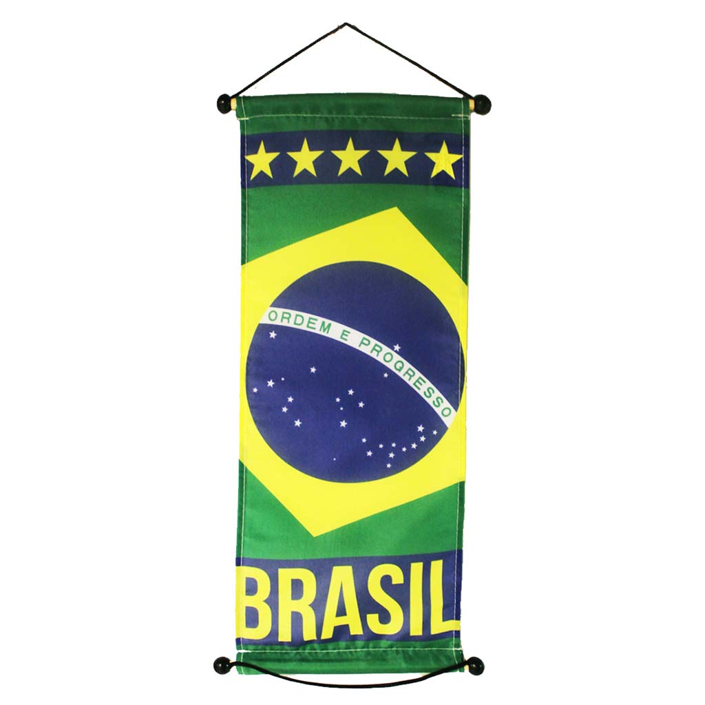 Mini-banderole Brésil Coupe du monde de soccer 2018