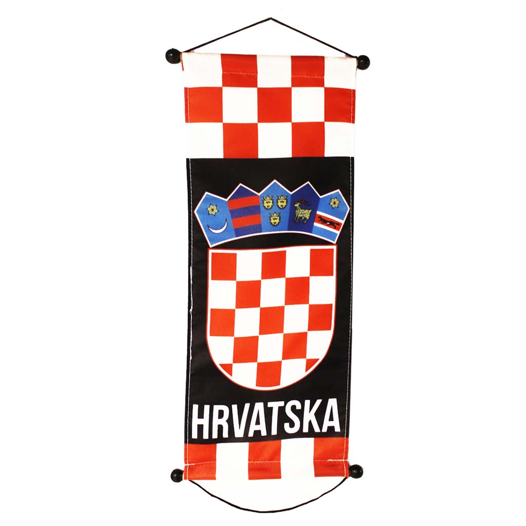 Mini-banderole Croatie Coupe du monde de soccer 2018