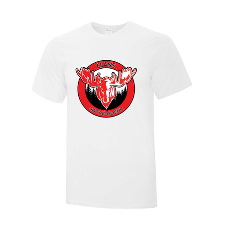 T-shirt coton Élans de Sacré-Coeur - Blanc