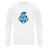 T-shirt coton manches longues Titans de l'Association de Soccer Escoumins Blanc