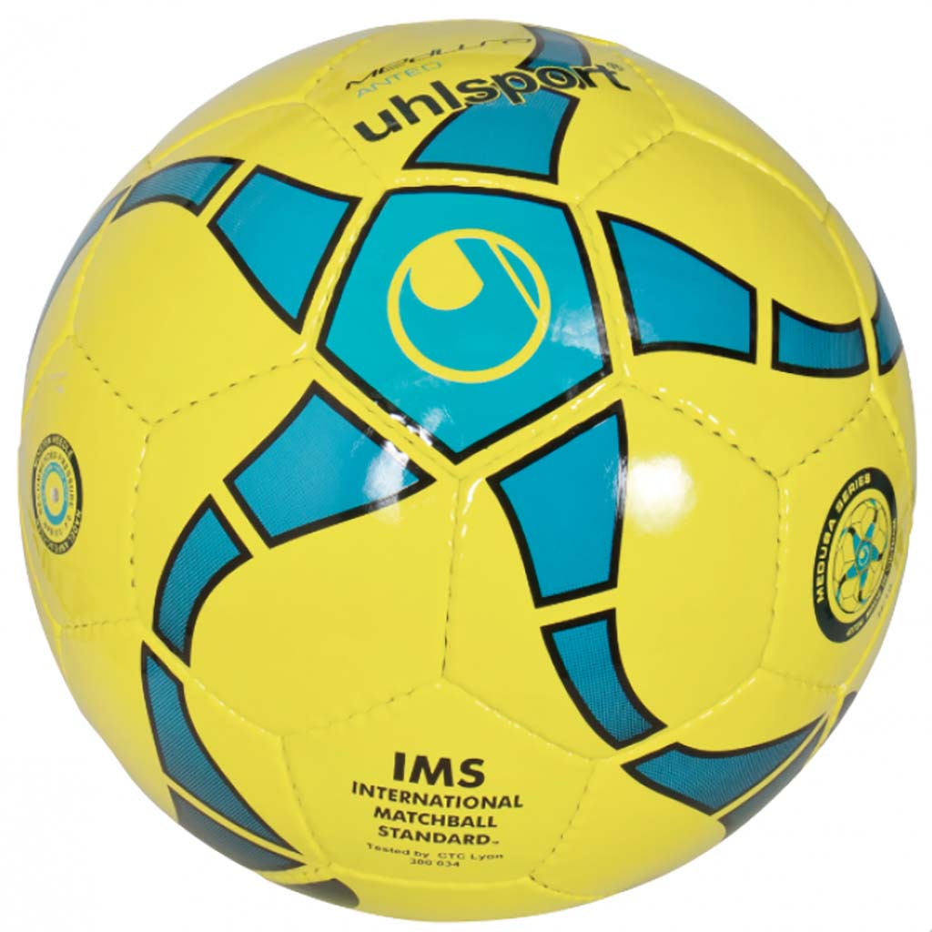 Uhlsport Medusa Anteo Futsal Ballon de soccer interieur jaune cyan