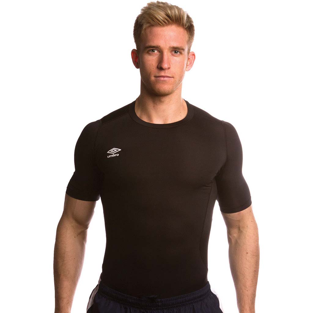 T-shirt compression sport Umbro lv noir